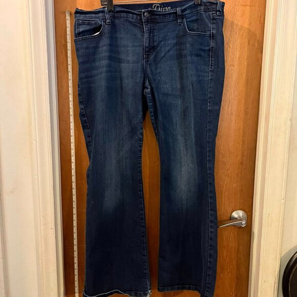 🐻Size 18 - Old Navy - The Diva - Dark Blue Jeans - W42"xL32" - Picture 1 of 8
